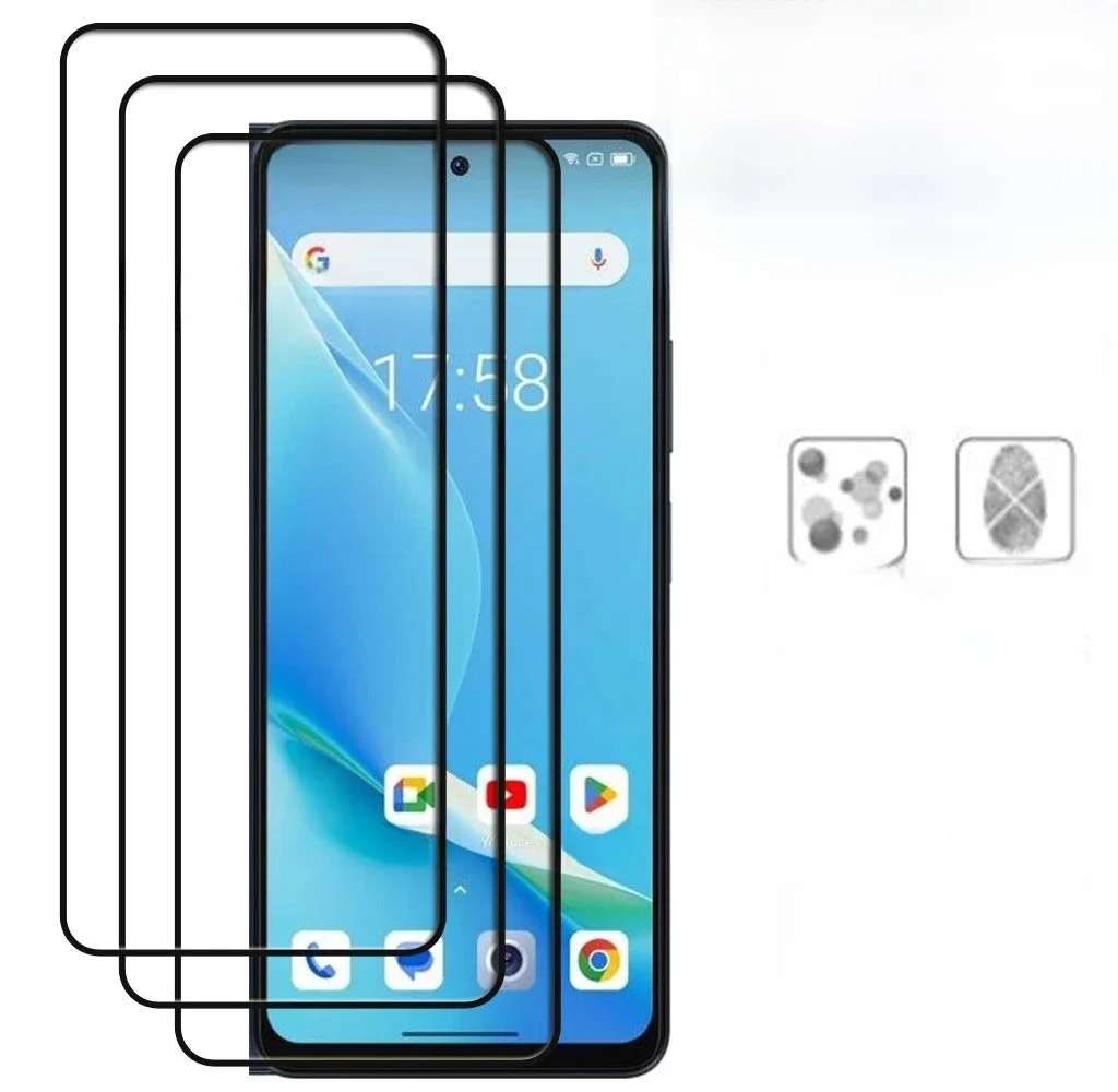 Pełne zabezpieczenie ekranu szkło dla Blackview Shark 8 6,78 "Shark8 Shark8 Oscal Tiger 12 ochronne szkło hartowane — zdjęcie 2