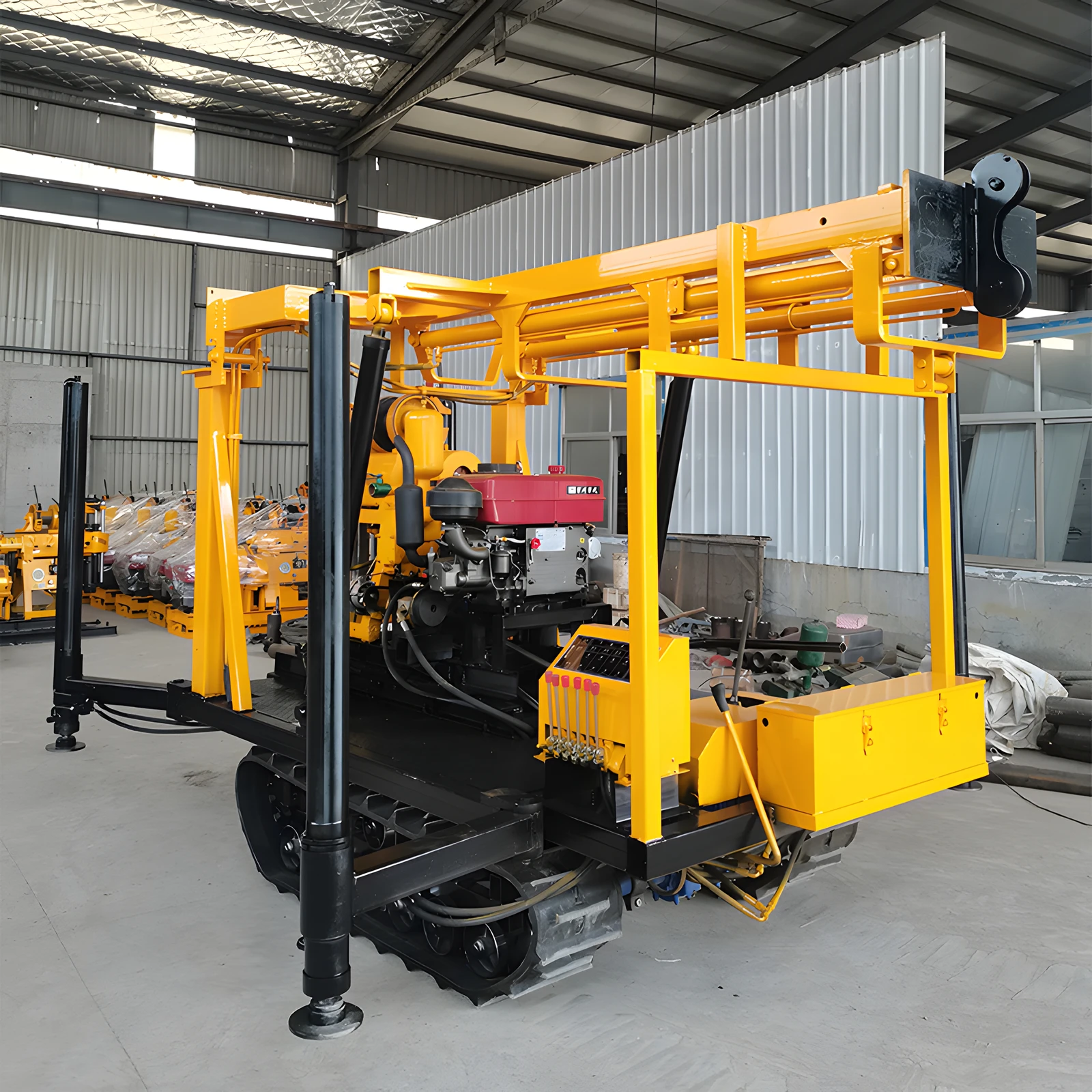 Hydraulic Deep Core Drilling Rig Machine Geological Soil Rock Sampling Drilling Rig Mineral Borehole Drilling Machine