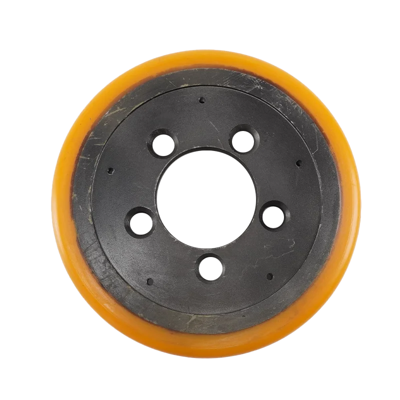 forklift parts 248*75/80mm PU drive wheel for BT/heli forklift pallet truck stacker