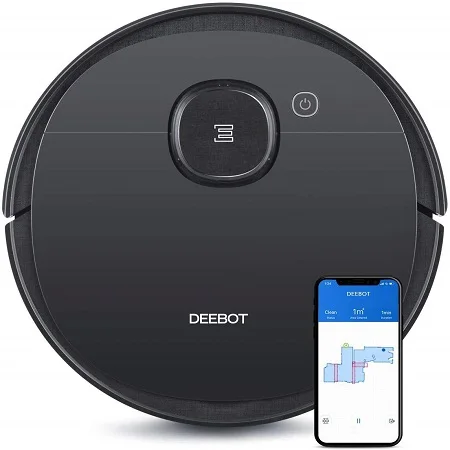 ECOVACS DEEBOT OZMO 950 2-in-1 Vacuuming & Mopping Robot with Smart Navi 3.0 Systematic Custom Cleaning, Upto 3 Hours of Runtime