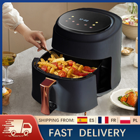 8L Air Fryer Large Capacity 1400W with Touchscreen 8 Presets Oil-Free Cooking Multi-Function Bake Roast Grill ,Easy to Clean