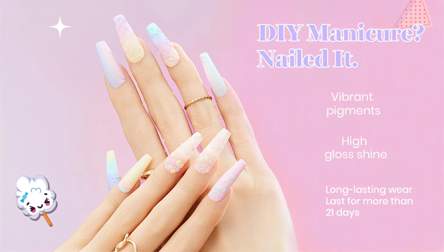 Makartt Pastel Gel Nagellack-Set, 6 Farben, 15 g, One N'Done, Rosa, Blau, Lila, Gelb, Grün, UV-Nagelkunst, Manikürezubehör – Detail 10