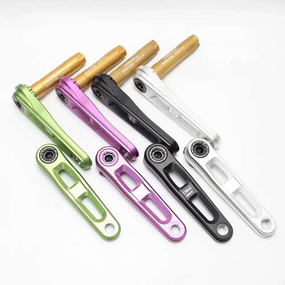 AliExpress CRUZBIKE CRUZbike Children's Folding Bike Crankset Kid's Bicycle Hollow Tech Crank Ultralight  127/140/150mm  Aluminum Alloy 7075 Axis