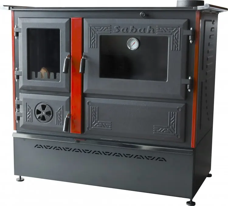 Luxury Drawer Fireplace Range Baking cast iron Cooker Winter Warmer Matte Black Cooking Stove 2022 New enamel coating farmhouse