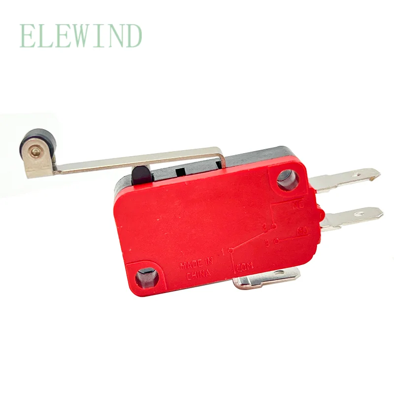 Micro SWitch V-166-1C25 250VAC 1-21A  Travel Limit  Switch lever Roller High precision of action seat safety Minitype Switch.