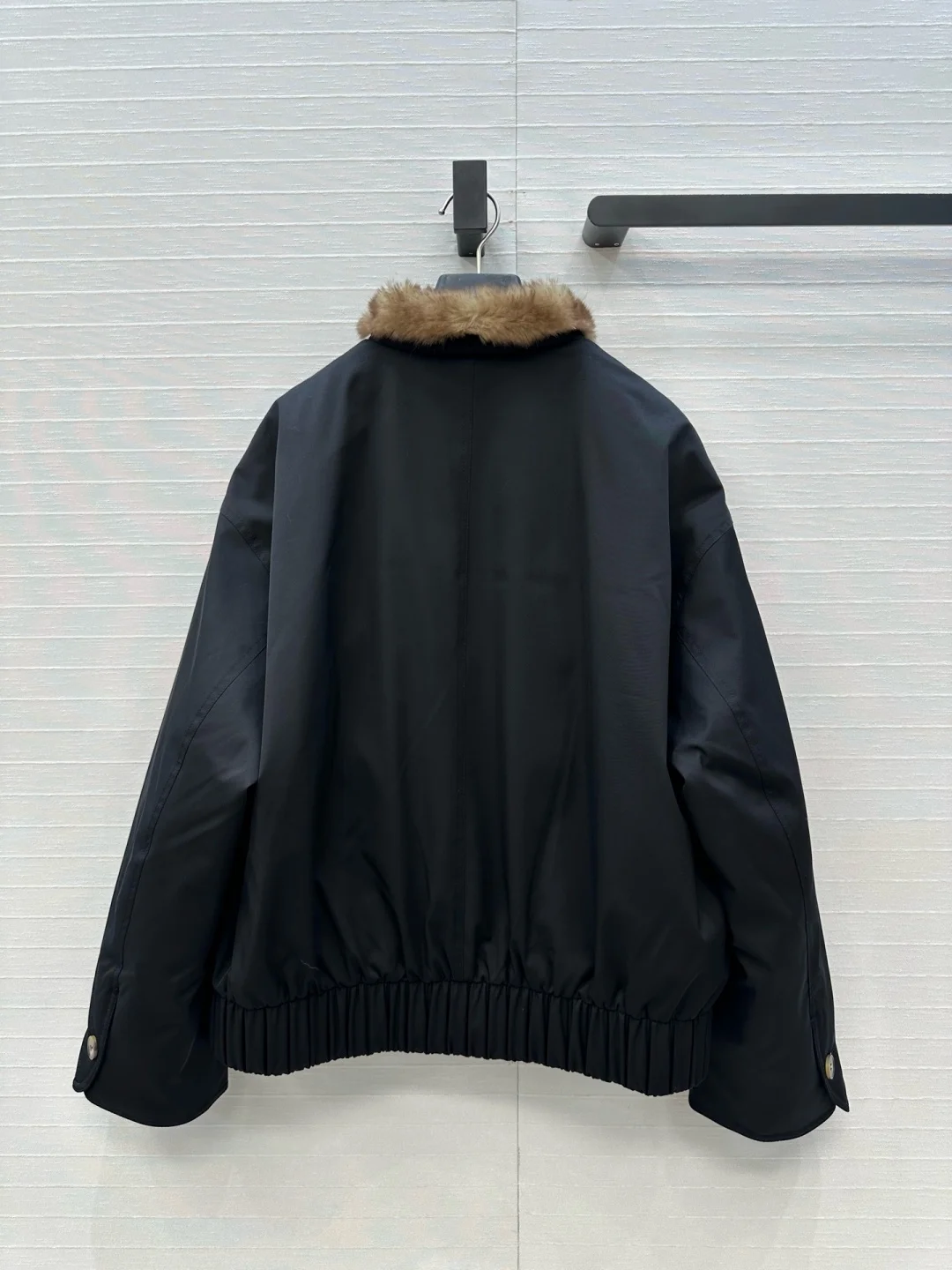 سترة سفلية بياقة من فرو الثعلب الفنلندي، بطانة من الجرافين، نسيج الذاكرة اليابانية، معطف بياقة واقفة كبير الحجم، سترة شتوية فاخرة