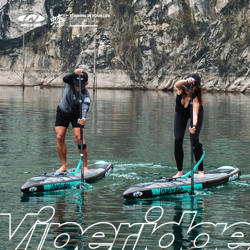 WATER LIVE Viperidae papan Sup elektrik, Motor balap profesional 14'0 "dengan aksesori papan dayung berdiri tiup