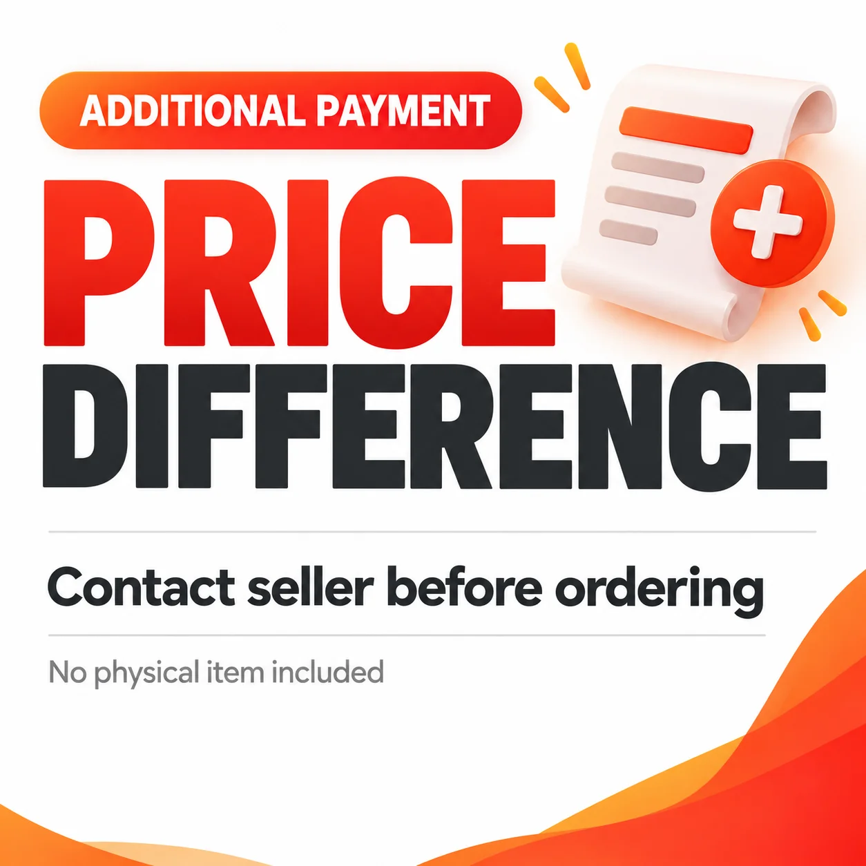 This is a link for paying the price difference. Please do not place an order yourself. Kindly contact customer service. Thanks
