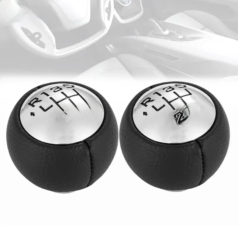 Interior do carro engrenagem Shift Knob, Auto Bola Lever, Acessórios de carro, 5 Velocidade, 6