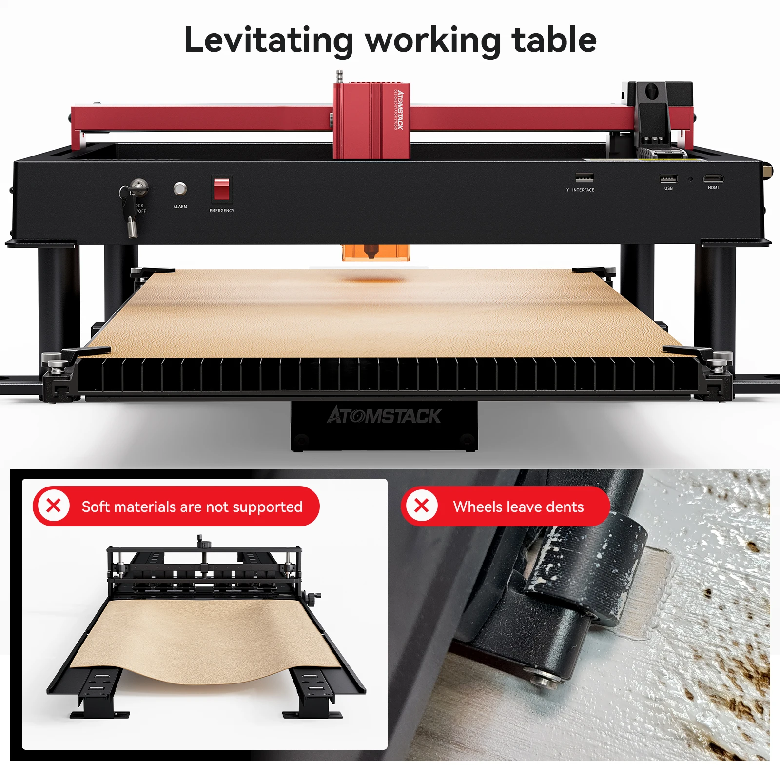 Atomstack R5 Automatic Conveyor Feeder For A12 A24 X24 S40 X40 A70 X70 S30 X30 X20 A20 S10 A10 X7 PRO Laser Engraving Machine