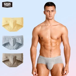 52025 Men Underwear Briefs 3-Pack Silky Modal Breathable Slip Men Soft Comfortable Eco-friendly Underwear Sexy Men Underwear