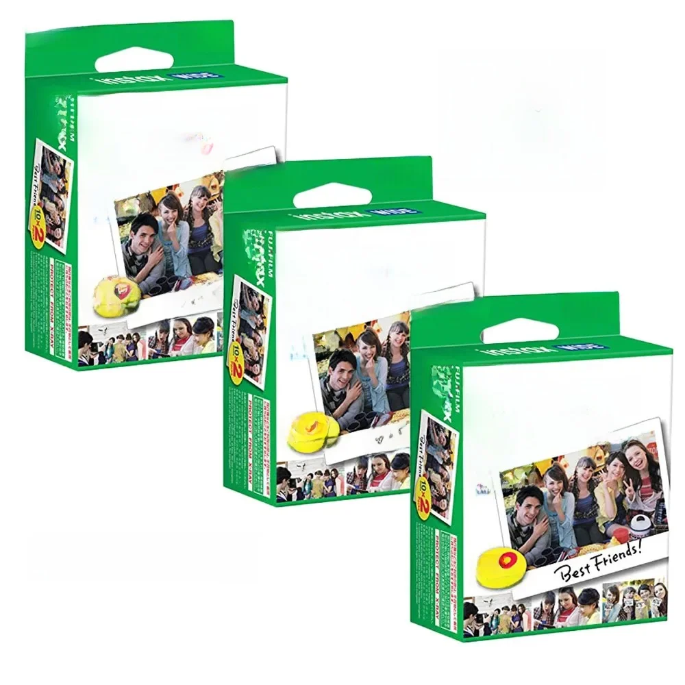 Oryginalna szeroka folia Fujifilm Instax 10/20/40/60/80/100 arkuszy białe zdjęcie dla Fuji natychmiastowa kamera fotograficzna 300 200 210 100 — zdjęcie produktu 6