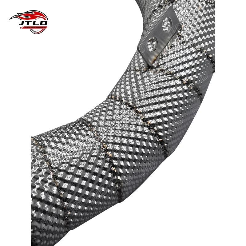 JTLD Performance Stainless Steel Exhaust Decat Catless Downpipe with Heat Shield For BMW X5M F95 X6M F96 Test Pipes