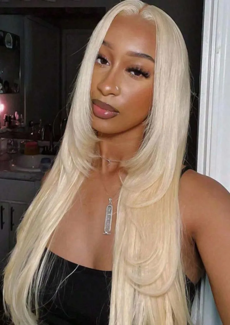 22 بوصة 613 شقراء الدانتيل شعر مستعار أمامي شعر الإنسان 13X4 Hd شعر مستعار دانتيل شفاف مستقيم قبل قطعها 200% كثافة خصلات الشعر المستعار الإنسان