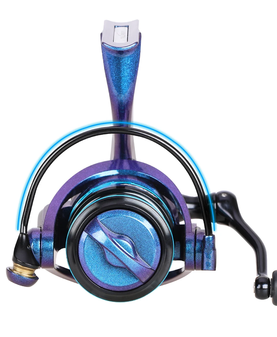 TSURINOYA Angelrolle HAWK 2000S 2500S 3000S Flache Spule Weitwurfrolle für Süß- und Salzwasser Eisfischen Spinnrolle Bass – Detail 16