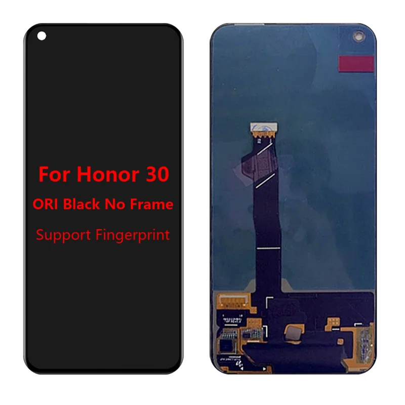 6.53\'\' Display Screen For Honor 30 LCD Display Touch Digitizer Assembly For Honor 30 BMH-AN10, BMH-AN20 LCD Screen Replacement