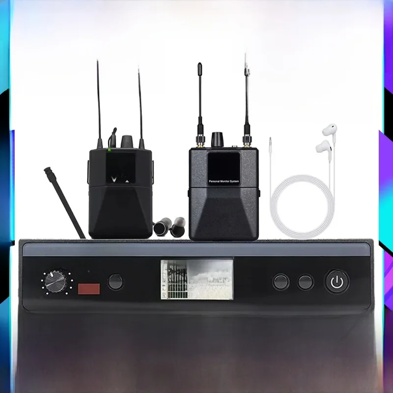 Paulkitson PSM300 Stereo In-Ear-Monitoring-System, drahtlos, Mono-zu-Stereo, 24-Bit-Digital-DSP-Audioprozessor, Monitor, Bühnenmonitoring