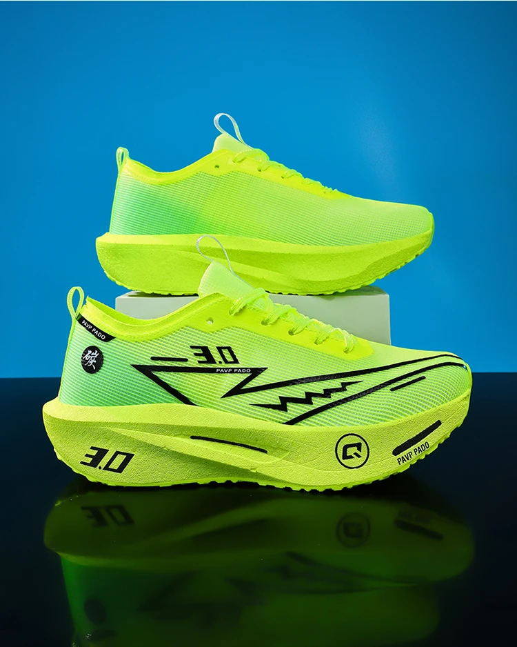 Herren-Laufschuhe mit Carbonplatte, speziell für Marathonläufe, atmungsaktive, leichte Sportschuhe, bequeme Damen-Sneaker. – Detail 38