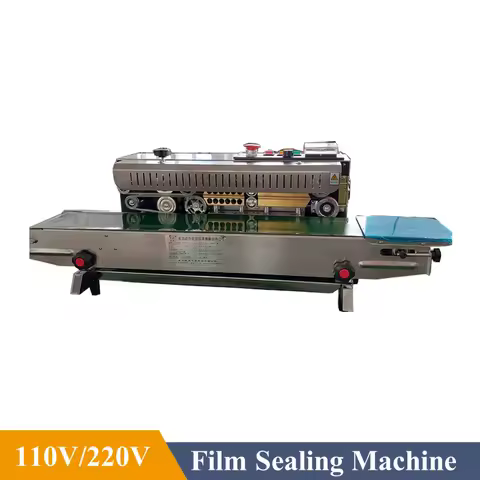 Continuous Sealing Machine Automatic Horizontal Continuous Bag Band Sealer FR900 Plastic Bag Sealer Machine With Digital