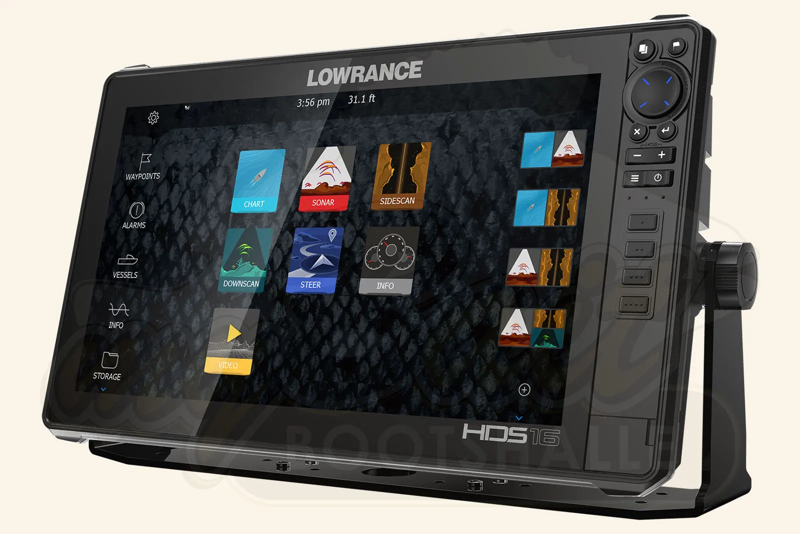 

BRAND NEW Brand New LOWRANCES HDS-16 LIVE W ACTIVE IMAGING 3-IN-1 TRANSOM MOUNT & C-MAP PRO CHART Fish Finders
