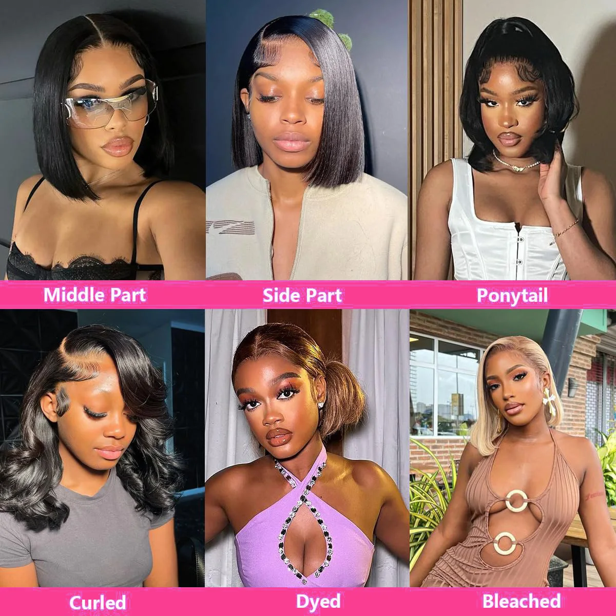 100% شعر الإنسان مستقيم قصير بوب الباروكات شعر الإنسان 13x4 الدانتيل الجبهة بوب الباروكات قصيرة بوب الباروكات 200% الكثافة 4x4 إغلاق الدانتيل بوب شعر مستعار #3