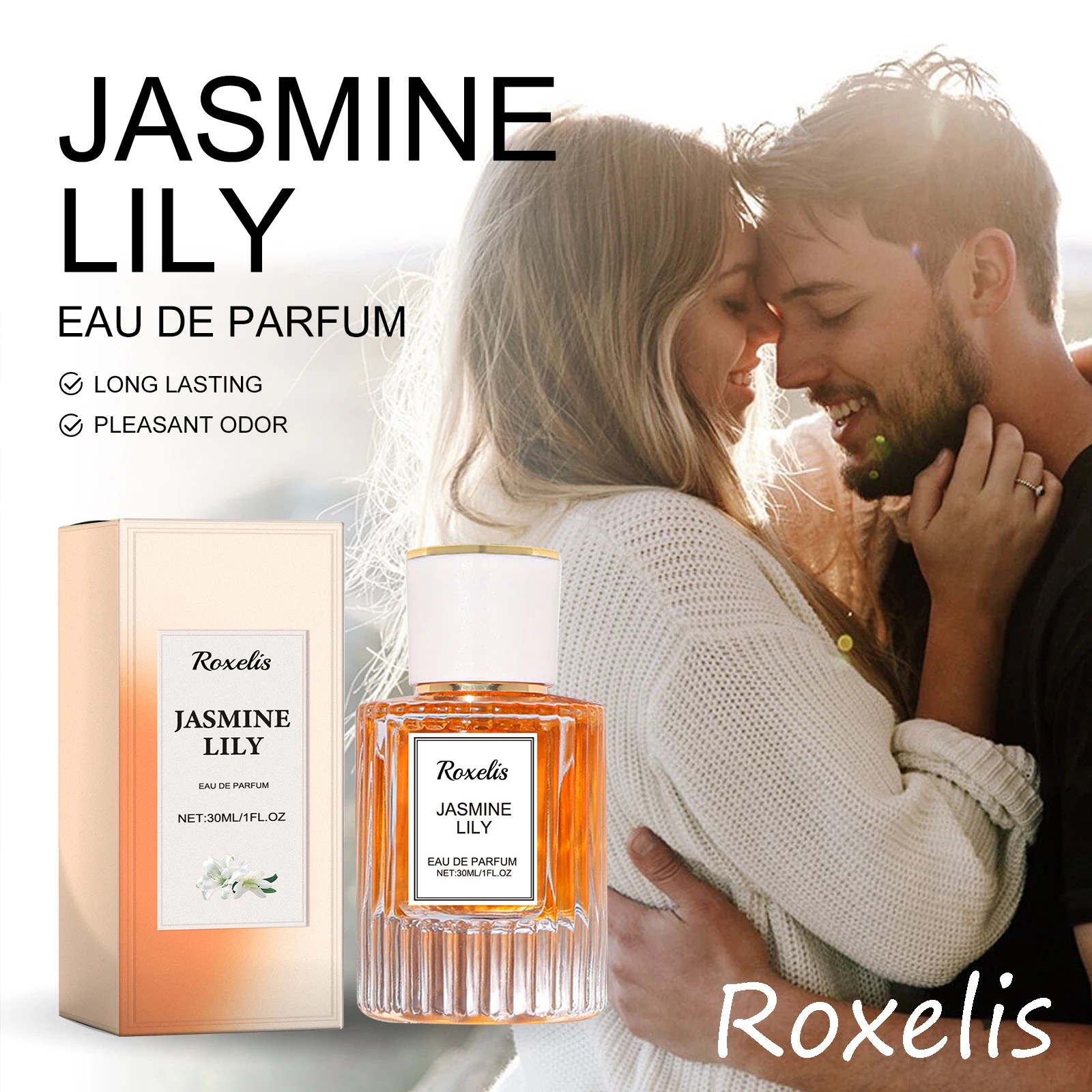 

Roxelis Lily Women Perfume Lasting Fresh Fragrance Attractive Improve Self Confidence and Charming Elagant Floral Perfume
