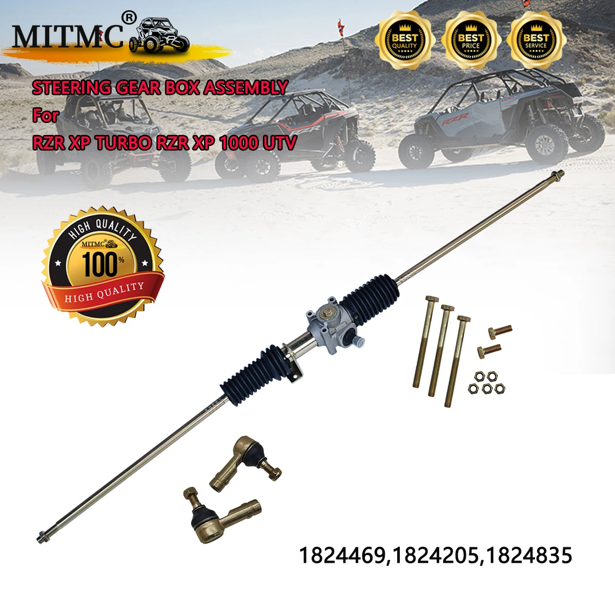 

Steering Gear Box Assembly For Polaris RZR XP TURBO RZR XP 1000 SSV UTV 2015-2022 1824469 1824205 1824835