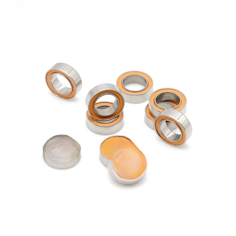 1szt 5x8x2.5 SMR85 2RS CB A7 ABEC 7 Hybrydowe łożysko ceramiczne ze stali nierdzewnej MR63 MR74 MR84 MR85 MR95 MR103 MR104 MR105 MR106 — zdjęcie 2