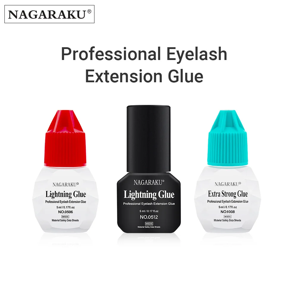 NAGARAKU New Glue for Lashes Eyelash Glue Low Fume Slightly Irritant Adhesive