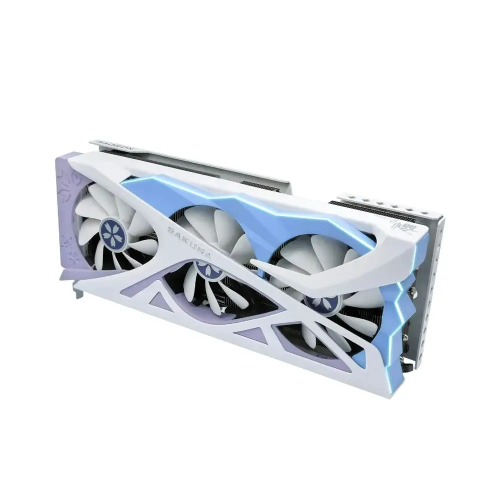 Gebruikt Yeston Rx 7700xt 12G D6/Rx 7800xt 16G D6 Grafische Kaart Gaming Gpu Placa De Video