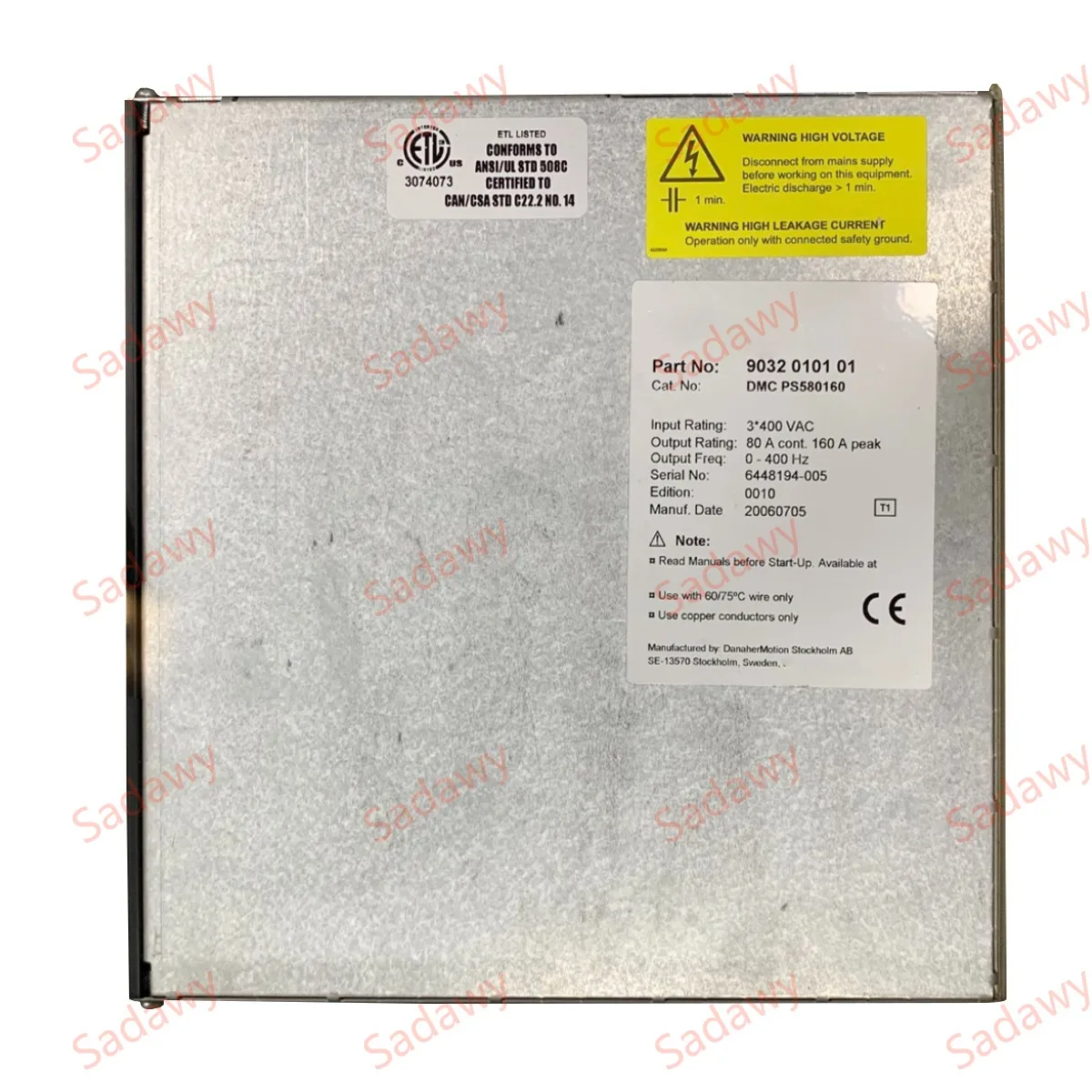 Dana-her 新品オリジナル DMC PS 580160   サーボドライバー