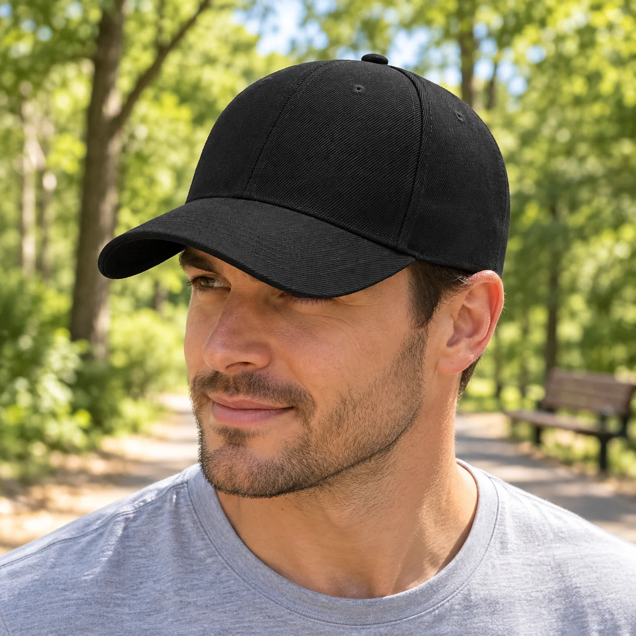 Acrylic Solid Color Baseball Cap Casual Versatile Breathable Cap with Curved Brim for Daily Wear Top Rated 2026