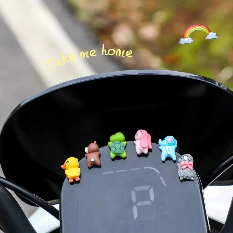 AliExpress Other Cute Motorcycle Ornaments Small Yellow Duck Doll Pendants and Decorations Adorable for Personalizing Car   Bike Accessories