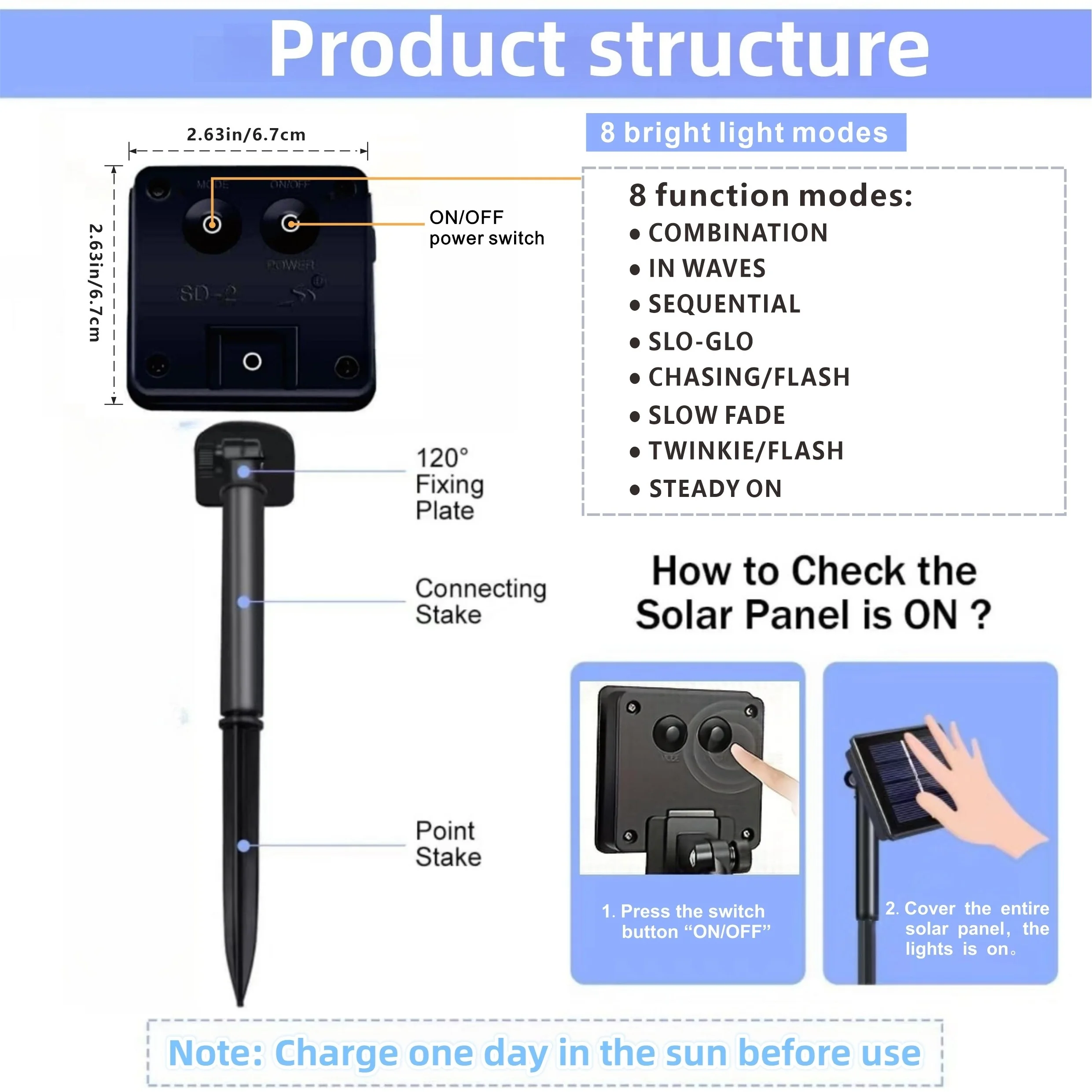 1 Set Of Solar Light String OutdoOr Waterproof 8-mode Copper Wire, Fairy Tale Light, Christmas Light, Used For Outdoor Garden