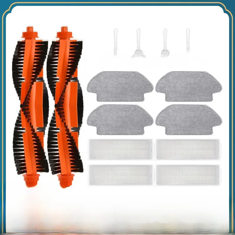 Pour xiaomi Robot Vacuum S10, S12 accessoires, brosses b106gl accessoires pour aspirateur HEPA filtre brosse principale latérale
