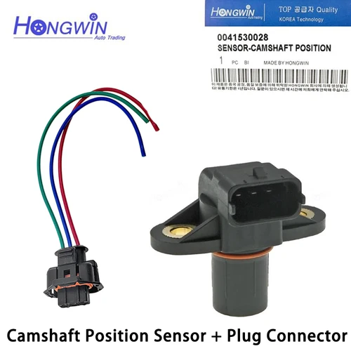 Enchufe del Sensor de posición del árbol de levas, compatible con Mercedes C220, C230, C280, C36, W202, W210, R129, S320, E320, SL320, SLK230, 0041530028, nuevo, 0031539128