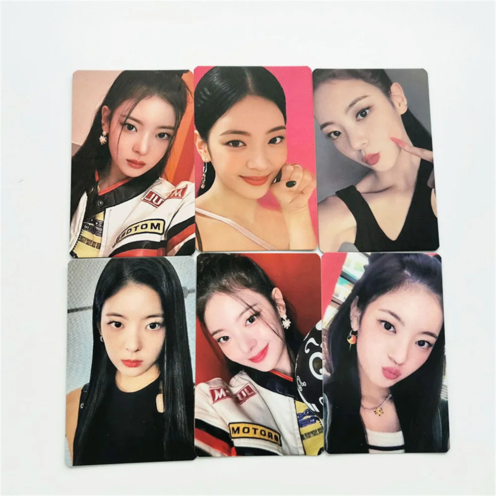 6Pcs/Set Kpop ITZY New Album CHESHIRE Photocard Lomo Card High-quality Card Merchandise Gift For Fans Collection Yeji Lia Ryujin