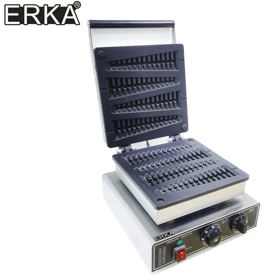 Gaufrier Commercial en arête de poisson 220V, gaufrier en forme d'arbre de noël, gaufrier en forme d'arbre de pin, 110VLolly