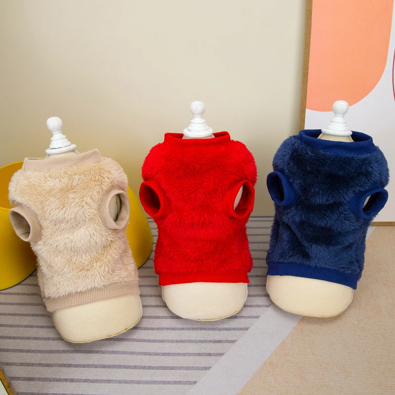 Fleece Warm Dog Clothes Pet Vest for Small Medium Dog Cat Coat Puppy Jacket French Bulldog Chihuahua Outfits Yorkies Poodle Vest