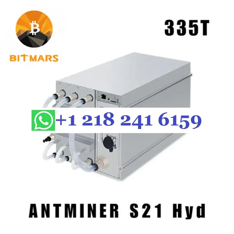 BAC-gran oferta para Bitmain Antminer S21 Hydro, 335TH/s, 5360W, compra 2 y obtén 1 gratis