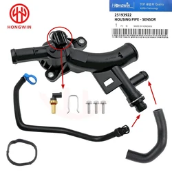 Genuine No.25193922 New Thermostat Housing Water Pump Outlet Fits Chevrolet Cruze Sonic Trax Buick Encore 1.4T 55565334 1338030