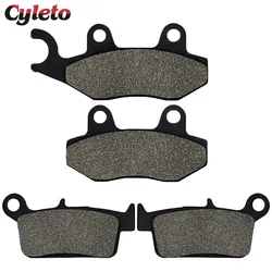 Cyleto Motorcycle Front or Rear Brake Pads for Kawasaki KLX 250S KLX250S KLX 250 S 2009-2021 KLX250SF KLX 250 SF 2009-2020