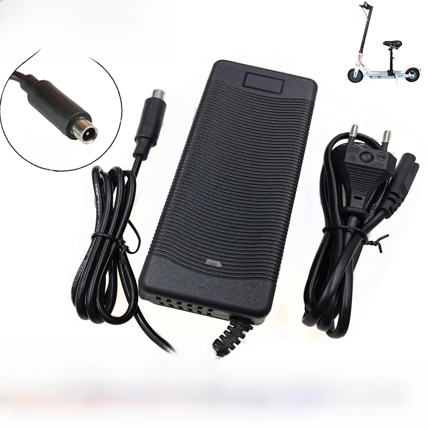 AliExpress NONE 42V 3A Scooter Charger For Xiaomi Mijia M365 pro Ninebot Es1 Es2 Es4 Electric Scooter Bike Accessories Battery Charger 126 watt