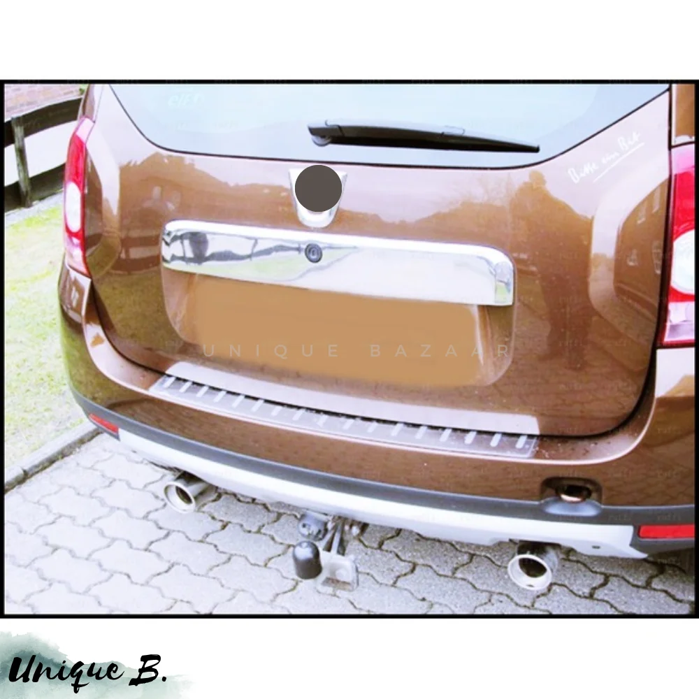 For Dacia Duster Chrome Luggage Lid 2010-2018 Stainless Steel Design Exterior Car Accessories Parts Styling Moulding