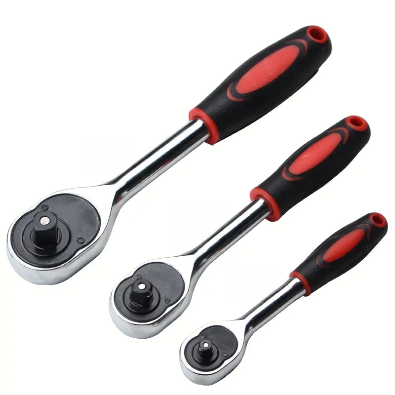 Outil de réparation à cliquet multifonctionnel, poignée à cliquet bricolage, outils à main, 24 dents, 1/4 pouces, 3/8 pouces