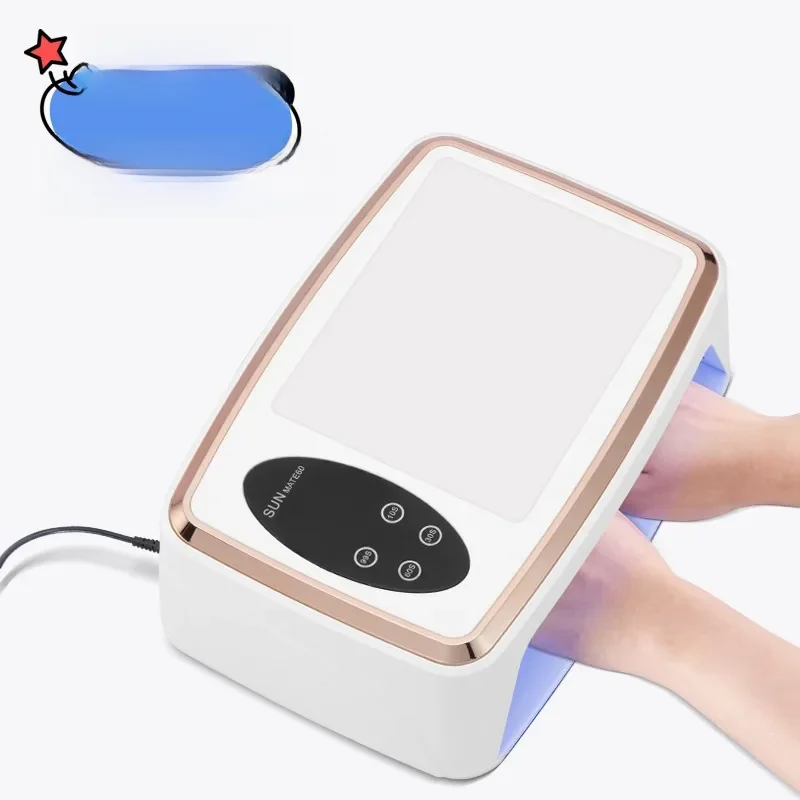 Sèche-ongles à 90 LED, lampe UV pour durcir tous les gels, vernis à ongles, détection de mouvement, manucure, pédicure, outil de salon, grand espace