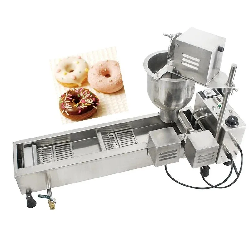Commercial donut machines automatically make 500-800 doughnuts per hour