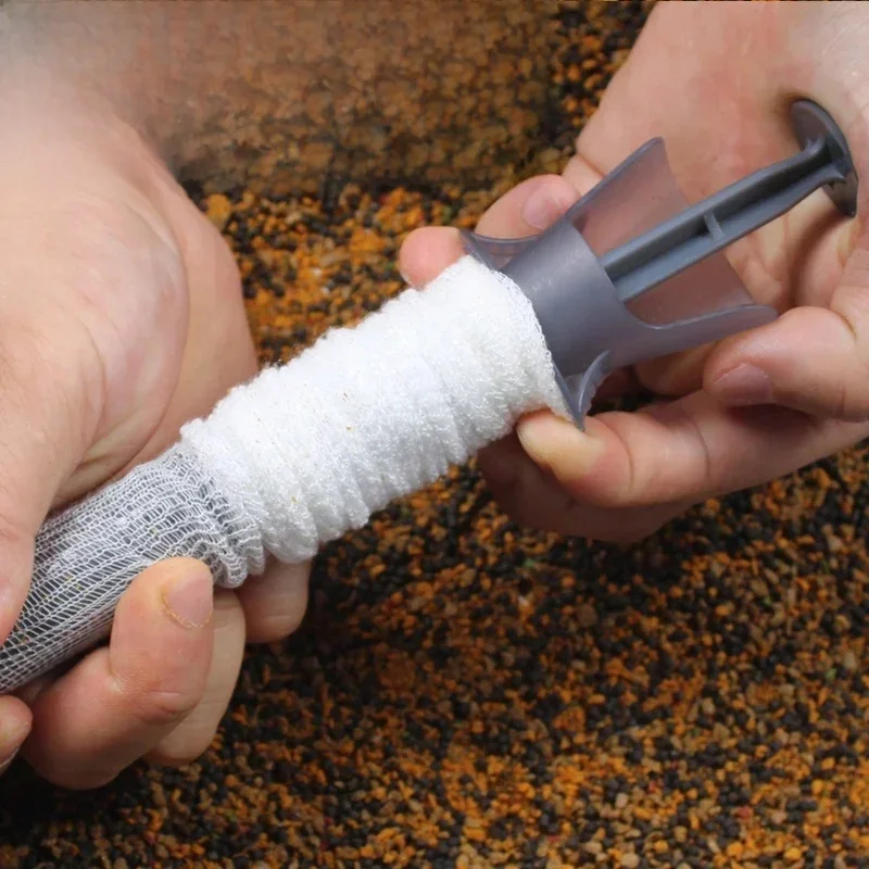 1x système de charge de maille PVA dans le Tube bouillettes Pop Up appât leurre attirail carpe pêche mangeoire 16mm/22mm/34mm matériel de recharge soluble dans l'eau