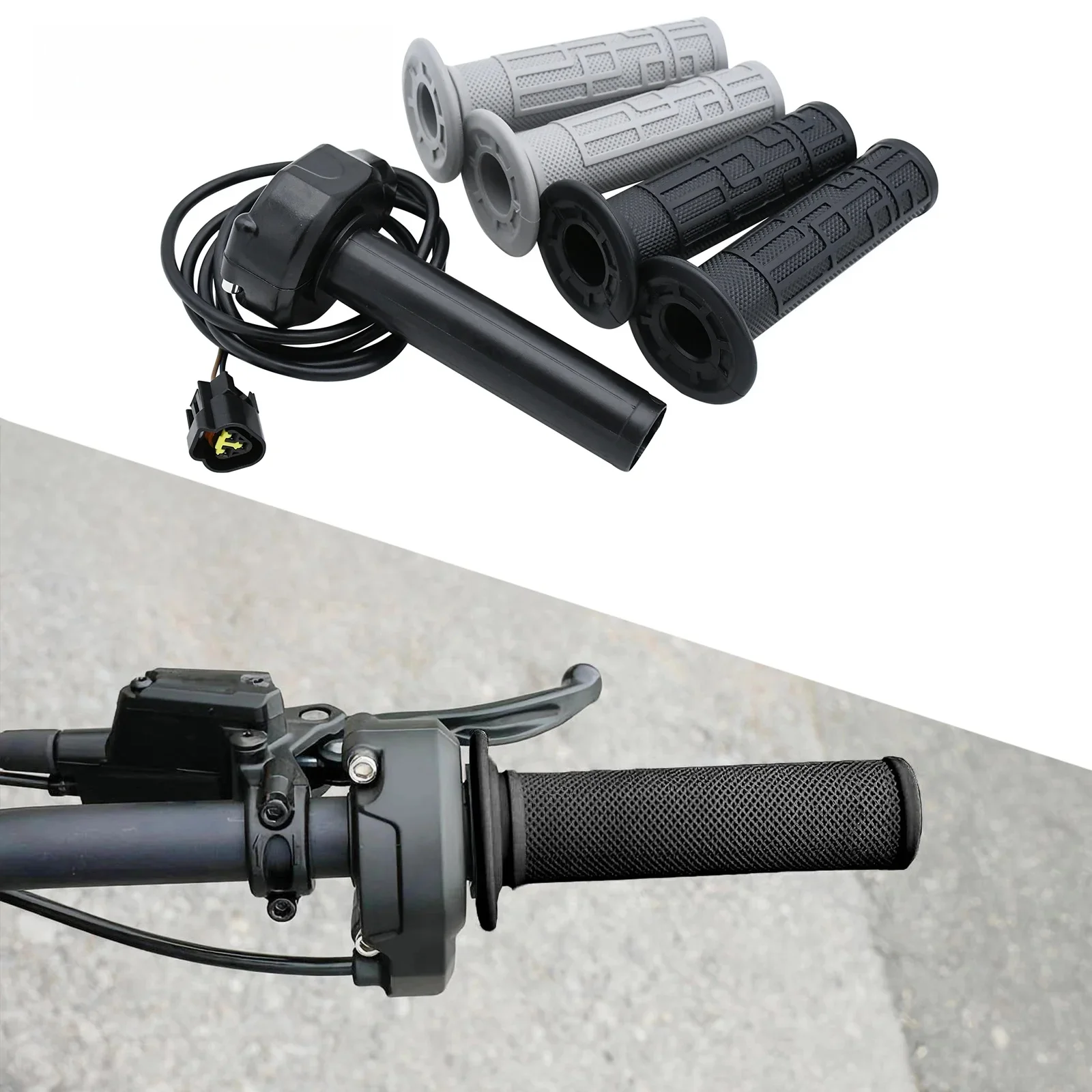 AliExpress NONE Motorcycle Dirt Bike Handlebar Accelerated Handle Throttle Throttle Turn Grip For Sur-Ron Sur Ron Surron Light Bee X & S Parts