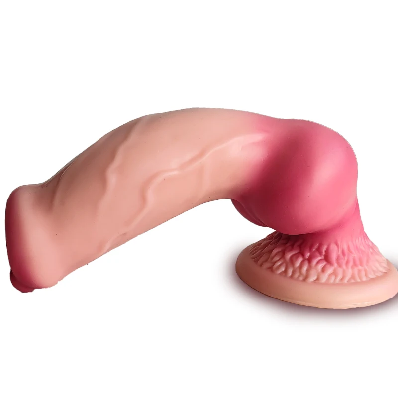 Realistic Monster Huge Dildo Wolf Canine Animal Penis Knots With Suction Cup Cock Anal Plug Anal Adult Sex Toy for Women Orgasm